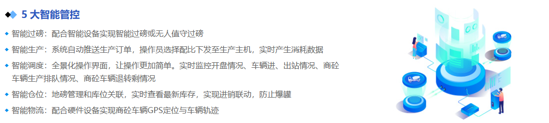 通达协同智慧商砼ERP系统5大智能管控